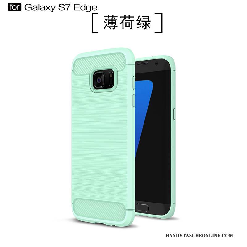 Hülle Samsung Galaxy S7 Edge Schutz Neu Handyhüllen, Case Samsung Galaxy S7 Edge Taschen Seide Anti-sturz