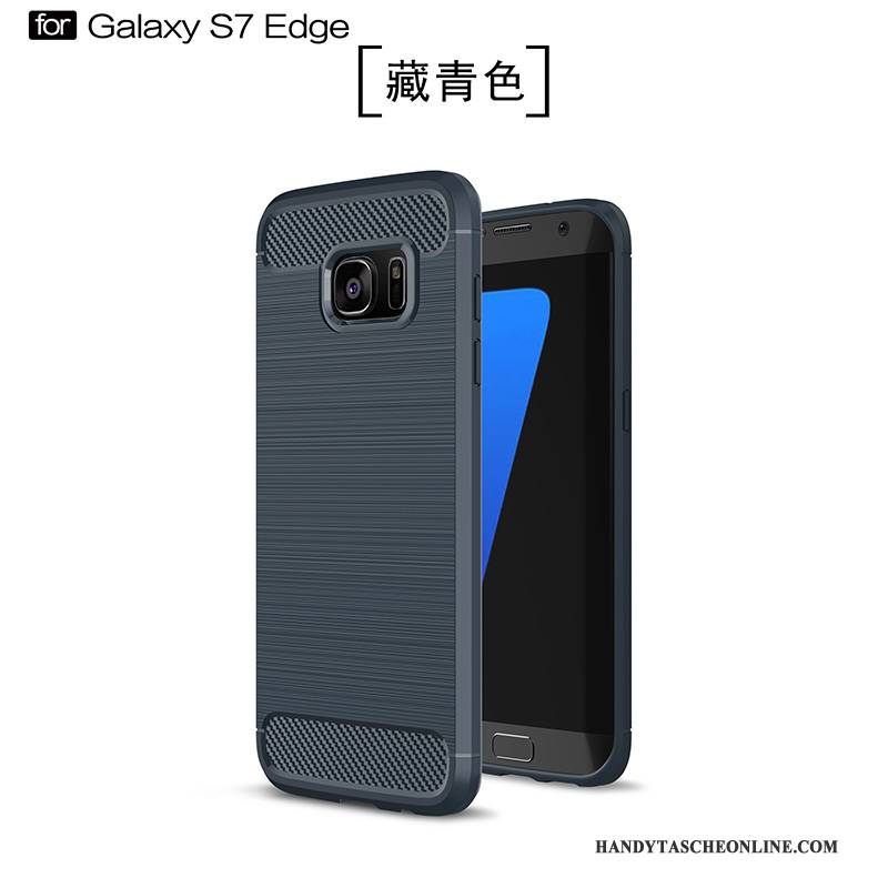 Hülle Samsung Galaxy S7 Edge Schutz Neu Handyhüllen, Case Samsung Galaxy S7 Edge Taschen Seide Anti-sturz