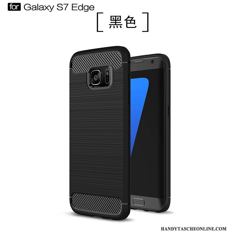 Hülle Samsung Galaxy S7 Edge Schutz Neu Handyhüllen, Case Samsung Galaxy S7 Edge Taschen Seide Anti-sturz