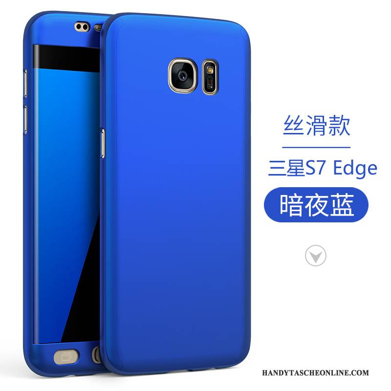 Hülle Samsung Galaxy S7 Edge Schutz Schwer Nubuck, Case Samsung Galaxy S7 Edge Silikon Trend Handyhüllen