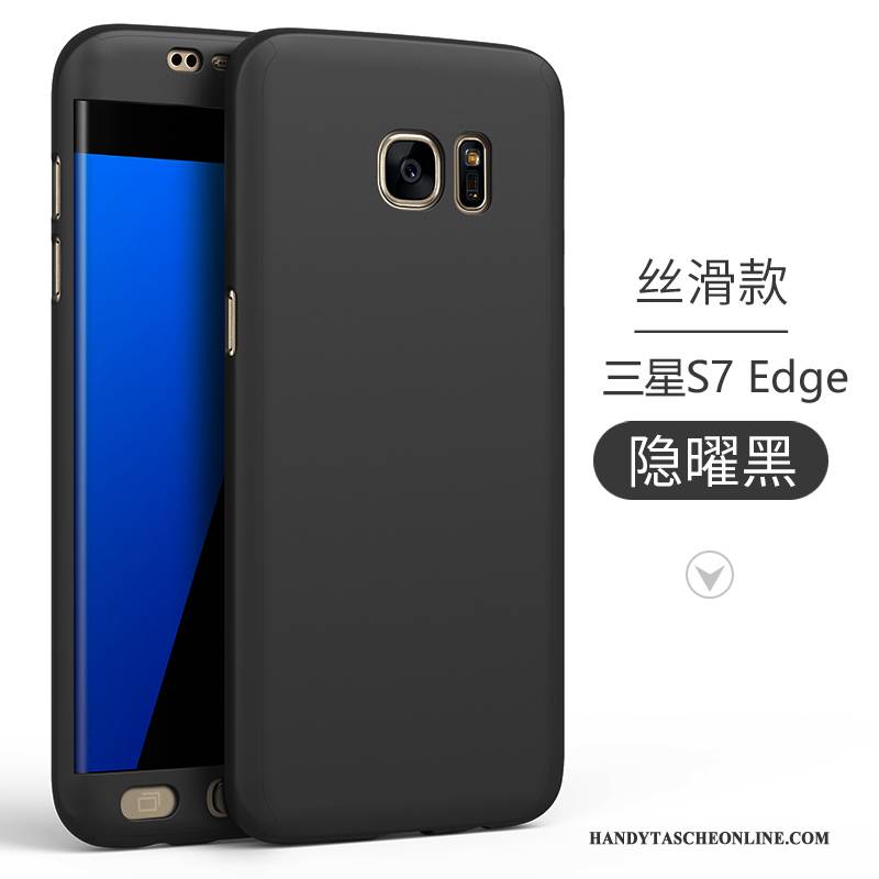 Hülle Samsung Galaxy S7 Edge Schutz Schwer Nubuck, Case Samsung Galaxy S7 Edge Silikon Trend Handyhüllen