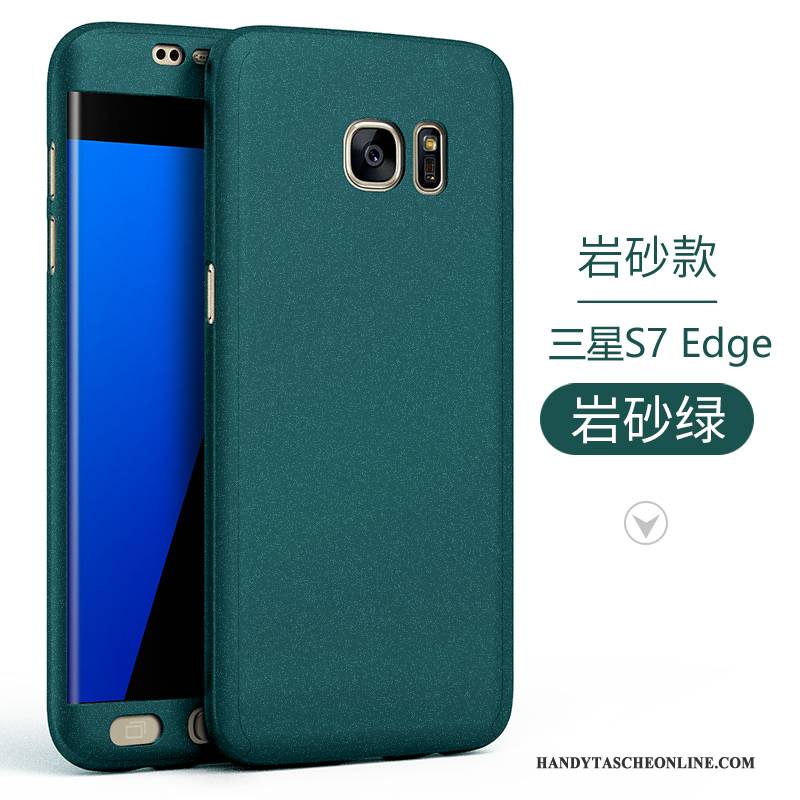 Hülle Samsung Galaxy S7 Edge Schutz Schwer Nubuck, Case Samsung Galaxy S7 Edge Silikon Trend Handyhüllen