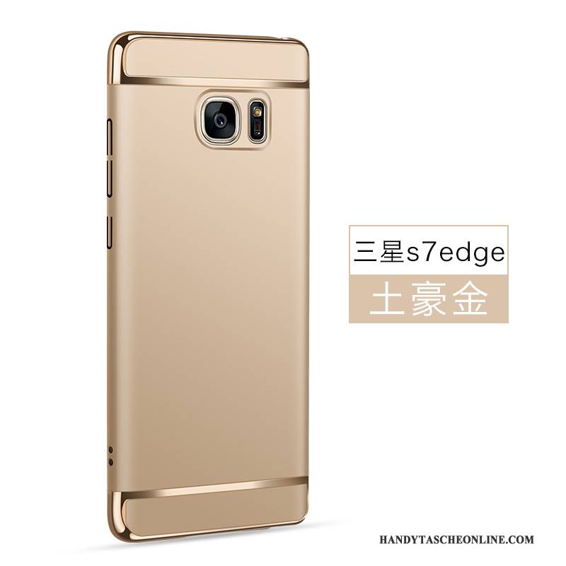 Hülle Samsung Galaxy S7 Edge Schutz Schwer Schwarz, Case Samsung Galaxy S7 Edge Handyhüllen Anti-sturz