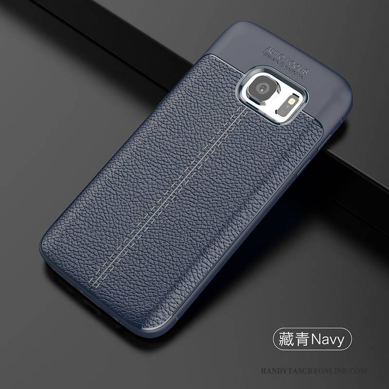 Hülle Samsung Galaxy S7 Edge Silikon Handyhüllen Persönlichkeit, Case Samsung Galaxy S7 Edge Weiche Schwarz Trend