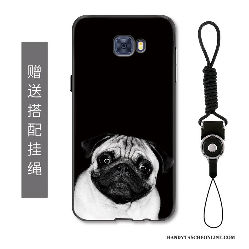 Hülle Samsung Galaxy S7 Edge Taschen Einfach Anti-sturz, Case Samsung Galaxy S7 Edge Schutz Hund Schwarz