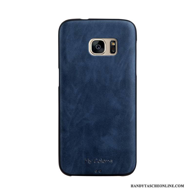 Hülle Samsung Galaxy S7 Edge Weiche Business Handyhüllen, Case Samsung Galaxy S7 Edge Lederhülle