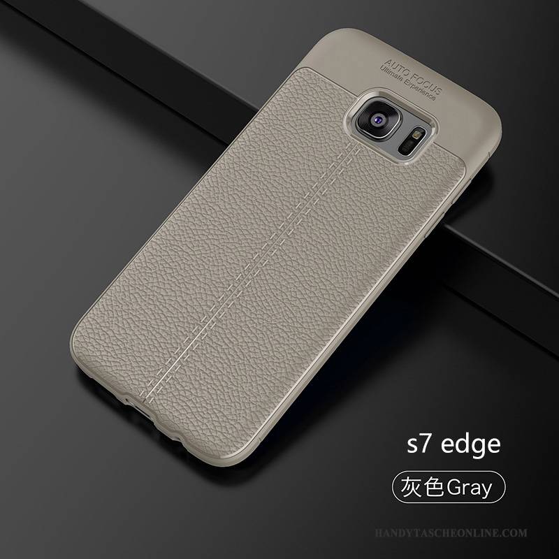 Hülle Samsung Galaxy S7 Edge Weiche Einfach Trend, Case Samsung Galaxy S7 Edge Schutz Neu Anti-sturz