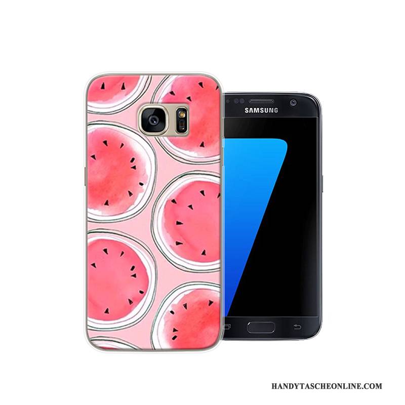 Hülle Samsung Galaxy S7 Karikatur Persönlichkeit Handyhüllen, Case Samsung Galaxy S7 Kreativ Anti-sturz Schwer