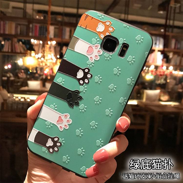 Hülle Samsung Galaxy S7 Karikatur Trend Persönlichkeit, Case Samsung Galaxy S7 Taschen Handyhüllen Hängende Verzierungen