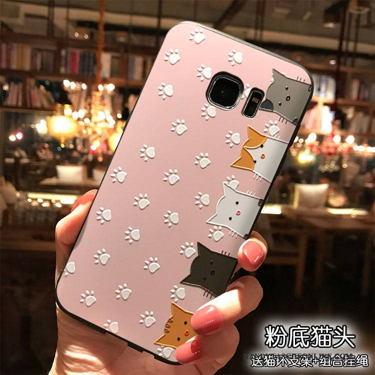 Hülle Samsung Galaxy S7 Karikatur Trend Persönlichkeit, Case Samsung Galaxy S7 Taschen Handyhüllen Hängende Verzierungen