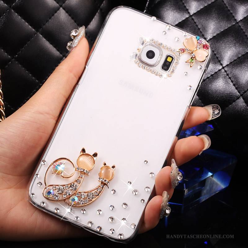 Hülle Samsung Galaxy S7 Karikatur Weiß Handyhüllen, Case Samsung Galaxy S7 Schutz Transparent