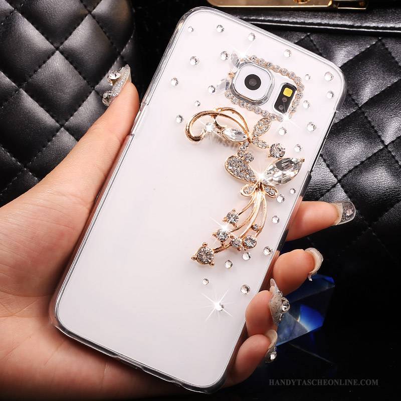 Hülle Samsung Galaxy S7 Karikatur Weiß Handyhüllen, Case Samsung Galaxy S7 Schutz Transparent