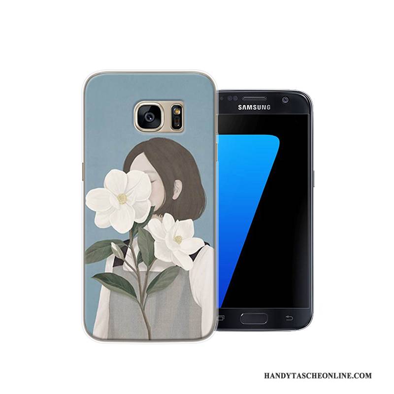 Hülle Samsung Galaxy S7 Kreativ Persönlichkeit Rosa, Case Samsung Galaxy S7 Schutz Handyhüllen Anti-sturz