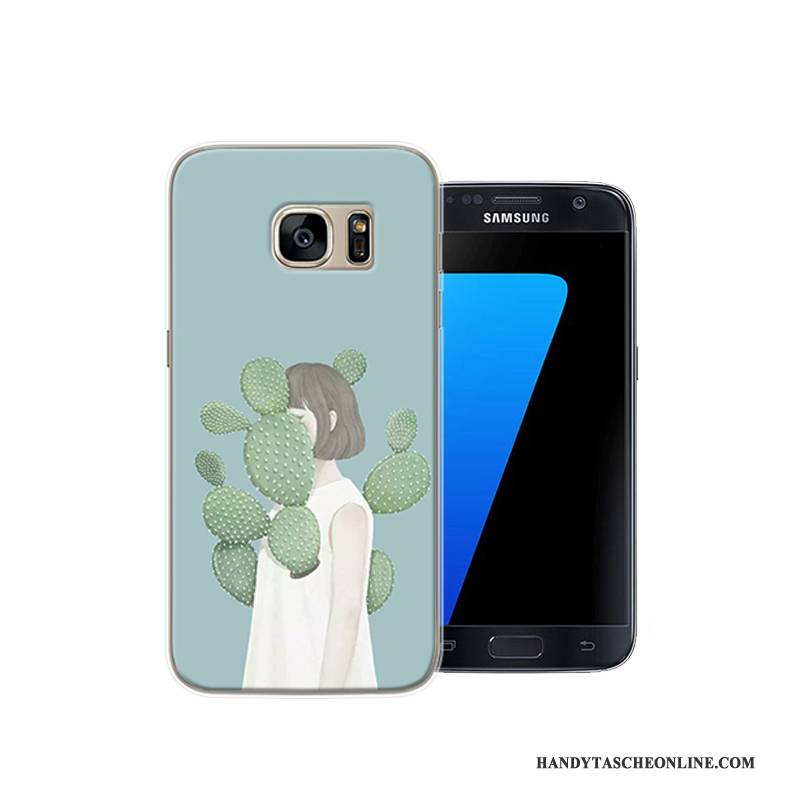 Hülle Samsung Galaxy S7 Kreativ Persönlichkeit Rosa, Case Samsung Galaxy S7 Schutz Handyhüllen Anti-sturz