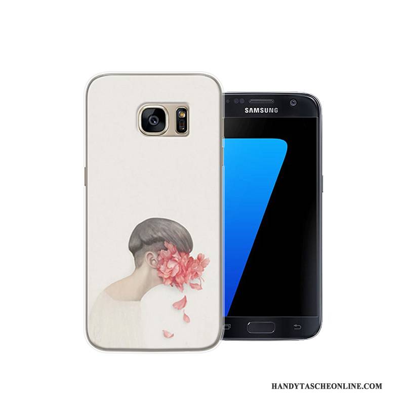 Hülle Samsung Galaxy S7 Kreativ Persönlichkeit Rosa, Case Samsung Galaxy S7 Schutz Handyhüllen Anti-sturz