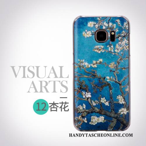 Hülle Samsung Galaxy S7 Schutz Persönlichkeit Handyhüllen, Case Samsung Galaxy S7 Karikatur Trend Gelb