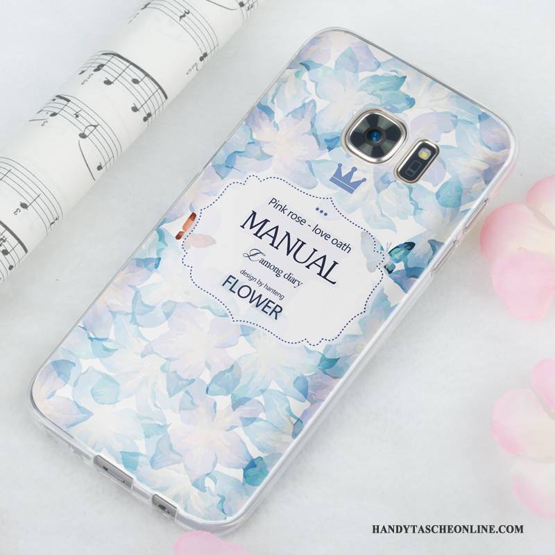 Hülle Samsung Galaxy S7 Silikon Licht Handyhüllen, Case Samsung Galaxy S7 Weiche Anti-sturz Lila