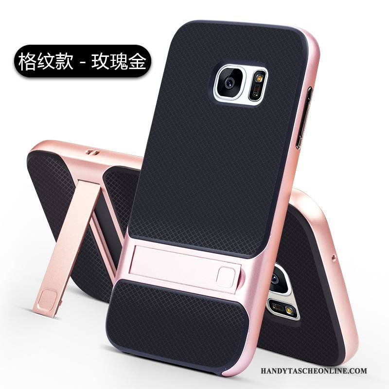 Hülle Samsung Galaxy S7 Silikon Rosa Persönlichkeit, Case Samsung Galaxy S7 Schutz Anti-sturz Handyhüllen