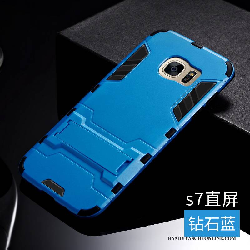 Hülle Samsung Galaxy S7 Silikon Rot Trend, Case Samsung Galaxy S7 Schutz Schwer Anti-sturz