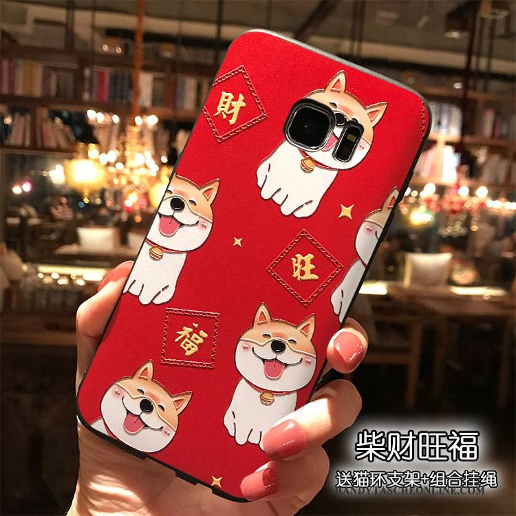 Hülle Samsung Galaxy S7 Taschen Handyhüllen Hängende Verzierungen, Case Samsung Galaxy S7 Karikatur Nette Trend