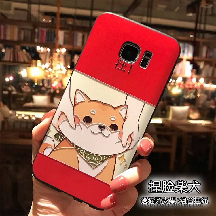 Hülle Samsung Galaxy S7 Taschen Handyhüllen Hängende Verzierungen, Case Samsung Galaxy S7 Karikatur Nette Trend