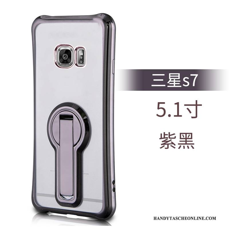 Hülle Samsung Galaxy S7 Taschen Handyhüllen Silber, Case Samsung Galaxy S7 Silikon Anti-sturz