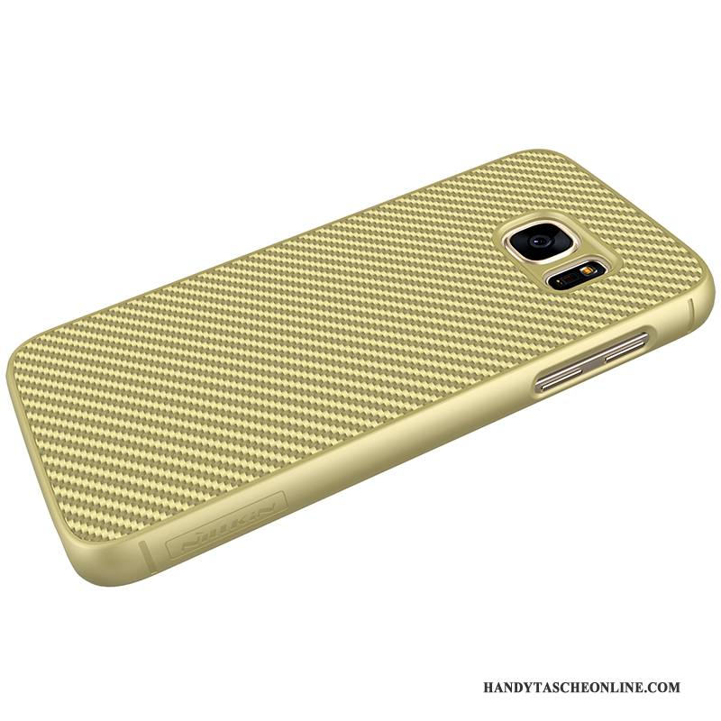 Hülle Samsung Galaxy S7 Weiche Gold Handyhüllen, Case Samsung Galaxy S7 Schutz Anti-sturz