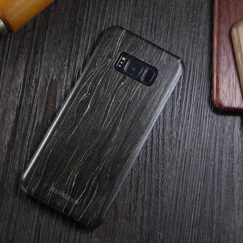 Hülle Samsung Galaxy S8+ Aus Holz Schlank Handyhüllen, Case Samsung Galaxy S8+ Massivholz Khaki Trendmarke