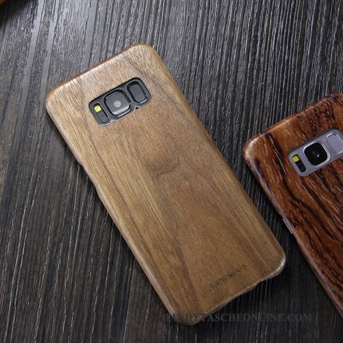 Hülle Samsung Galaxy S8+ Aus Holz Schlank Handyhüllen, Case Samsung Galaxy S8+ Massivholz Khaki Trendmarke