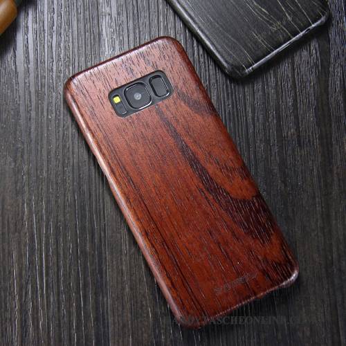 Hülle Samsung Galaxy S8+ Aus Holz Schlank Handyhüllen, Case Samsung Galaxy S8+ Massivholz Khaki Trendmarke