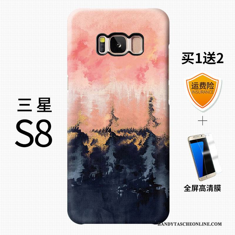 Hülle Samsung Galaxy S8+ Farbe Handyhüllen Nubuck, Case Samsung Galaxy S8+ Kreativ Trend Anti-sturz