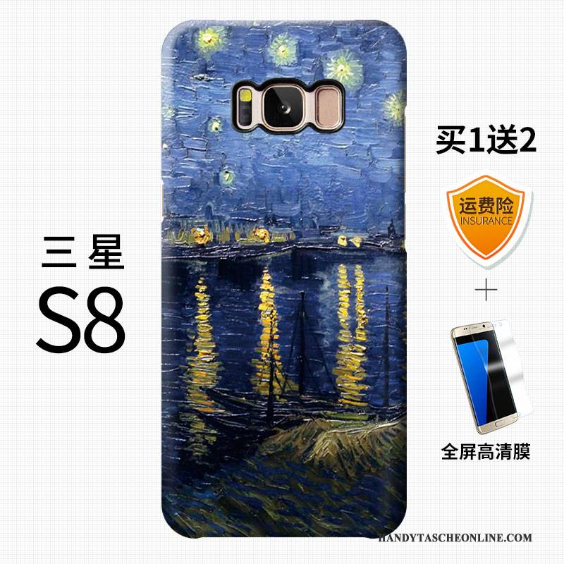 Hülle Samsung Galaxy S8+ Farbe Handyhüllen Nubuck, Case Samsung Galaxy S8+ Kreativ Trend Anti-sturz