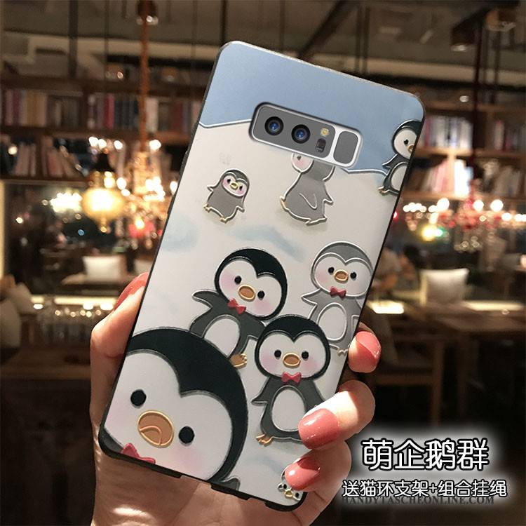 Hülle Samsung Galaxy S8+ Farbe Hängende Verzierungen Trend, Case Samsung Galaxy S8+ Karikatur Nette Handyhüllen