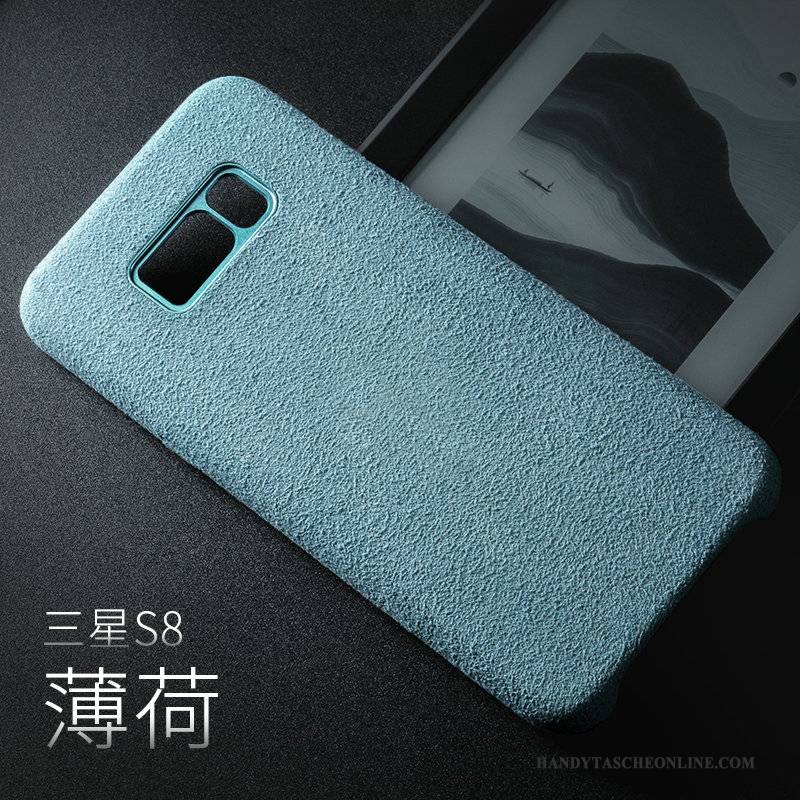 Hülle Samsung Galaxy S8+ Farbe Persönlichkeit Flanell, Case Samsung Galaxy S8+ Leder Handyhüllen Europa