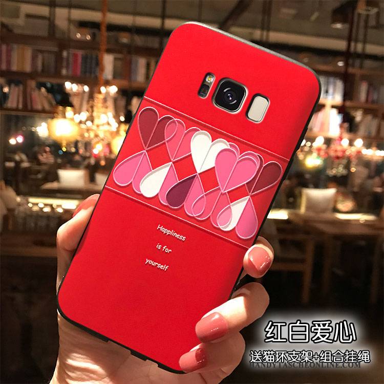 Hülle Samsung Galaxy S8+ Farbe Persönlichkeit Handyhüllen, Case Samsung Galaxy S8+ Silikon Hängende Verzierungen Trend