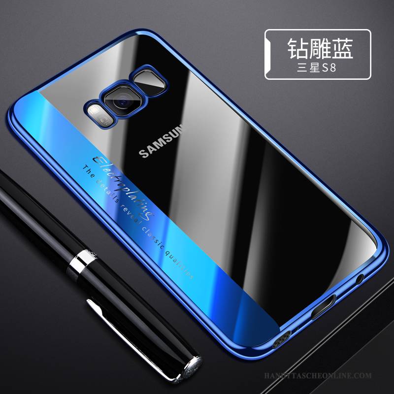 Hülle Samsung Galaxy S8 Farbe Schlank Transparent, Case Samsung Galaxy S8 Schutz Trend Handyhüllen