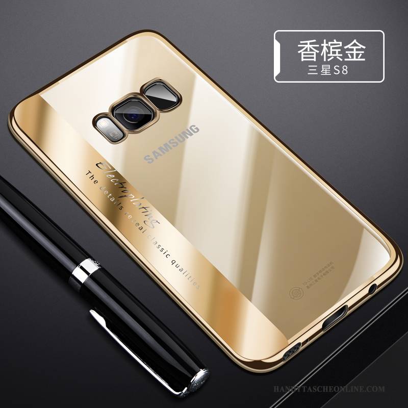 Hülle Samsung Galaxy S8 Farbe Schlank Transparent, Case Samsung Galaxy S8 Schutz Trend Handyhüllen