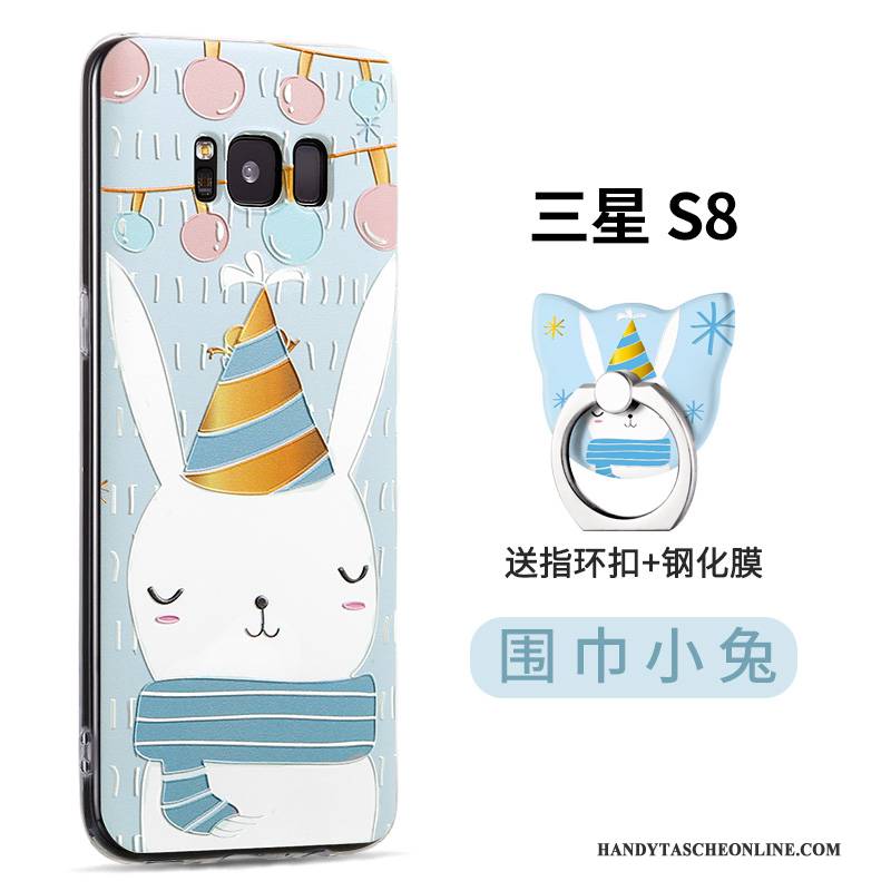 Hülle Samsung Galaxy S8 Farbe Trend Anti-sturz, Case Samsung Galaxy S8 Silikon Persönlichkeit Handyhüllen