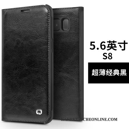 Hülle Samsung Galaxy S8 Folio Handyhüllen Dünne, Case Samsung Galaxy S8 Leder Business