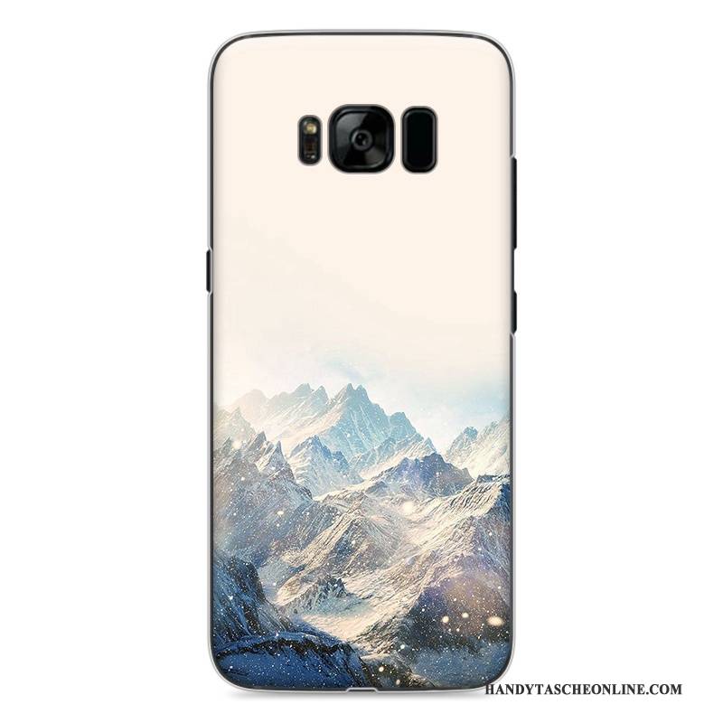 Hülle Samsung Galaxy S8 Gemalt Blau Schwer, Case Samsung Galaxy S8 Schutz Handyhüllen