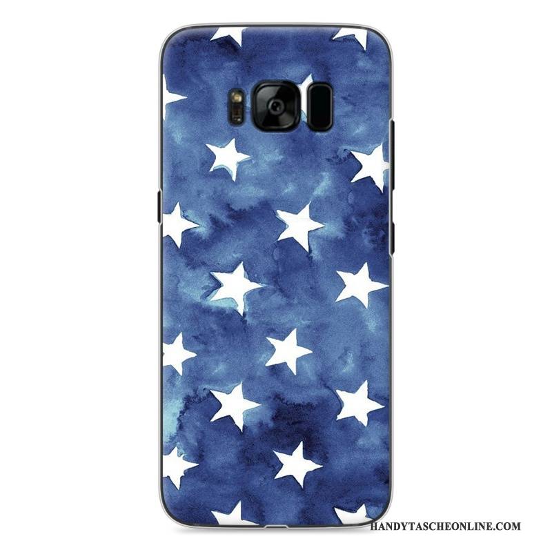 Hülle Samsung Galaxy S8 Gemalt Blau Schwer, Case Samsung Galaxy S8 Schutz Handyhüllen