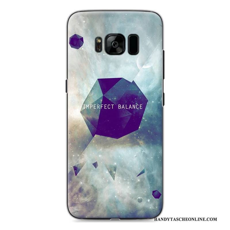 Hülle Samsung Galaxy S8 Gemalt Blau Schwer, Case Samsung Galaxy S8 Schutz Handyhüllen