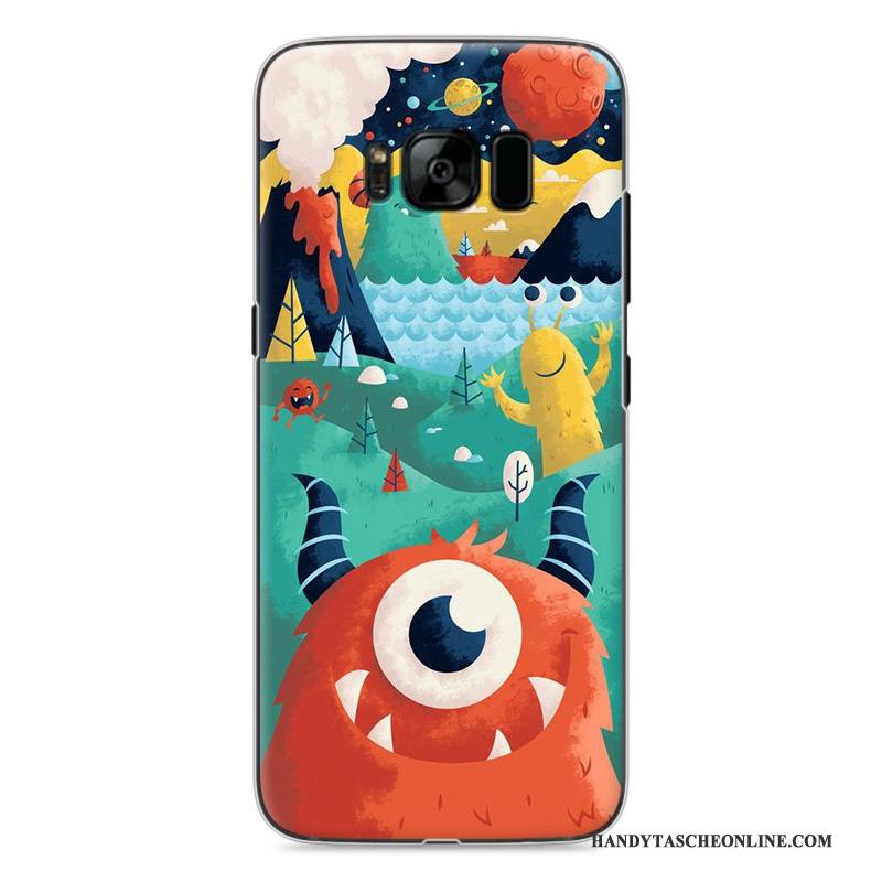 Hülle Samsung Galaxy S8 Gemalt Blau Schwer, Case Samsung Galaxy S8 Schutz Handyhüllen