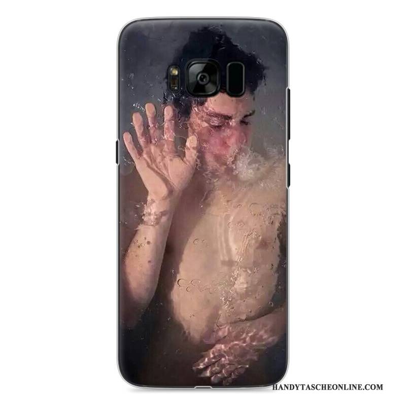 Hülle Samsung Galaxy S8 Gemalt Handyhüllen Gelb, Case Samsung Galaxy S8 Schutz Einfach Liebhaber