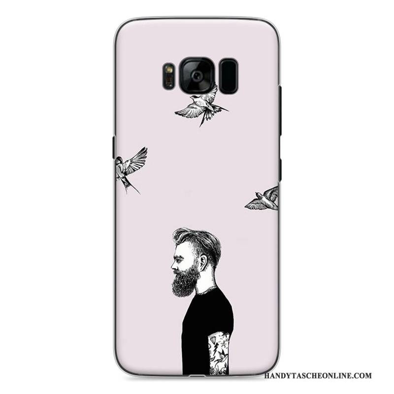 Hülle Samsung Galaxy S8 Gemalt Handyhüllen Gelb, Case Samsung Galaxy S8 Schutz Einfach Liebhaber