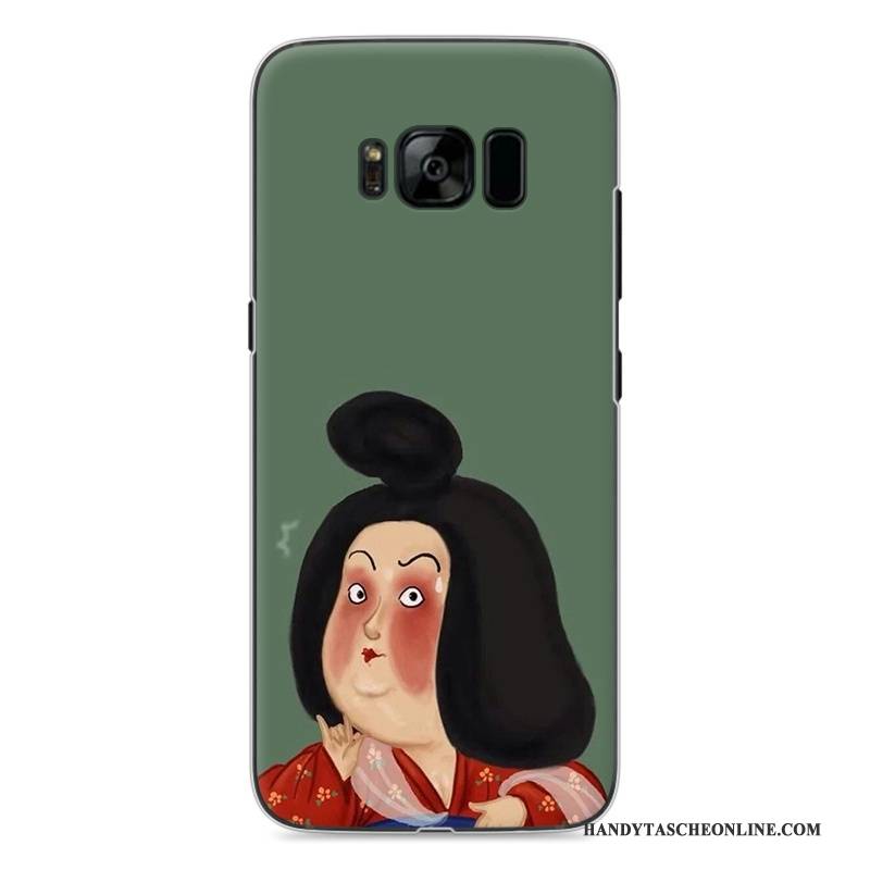 Hülle Samsung Galaxy S8 Gemalt Handyhüllen Gelb, Case Samsung Galaxy S8 Schutz Einfach Liebhaber