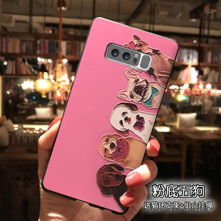 Hülle Samsung Galaxy S8 Karikatur Handyhüllen Nette, Case Samsung Galaxy S8 Farbe Hängende Verzierungen