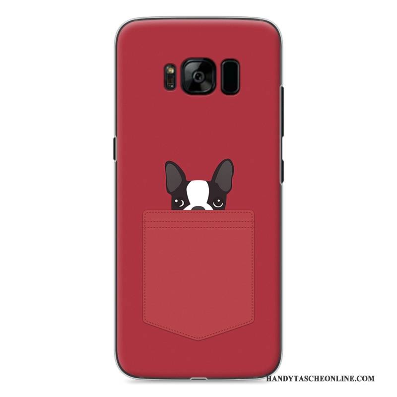 Hülle Samsung Galaxy S8 Karikatur Handyhüllen Schwer, Case Samsung Galaxy S8 Gemalt Grün Nette