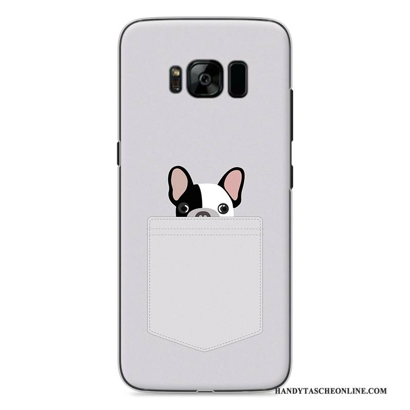 Hülle Samsung Galaxy S8 Karikatur Handyhüllen Schwer, Case Samsung Galaxy S8 Gemalt Grün Nette