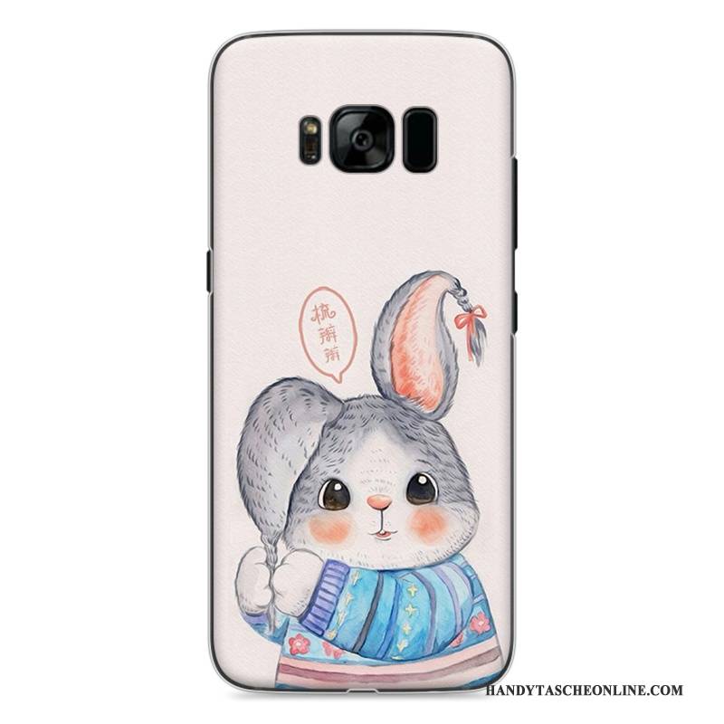 Hülle Samsung Galaxy S8 Karikatur Handyhüllen Schwer, Case Samsung Galaxy S8 Gemalt Grün Nette